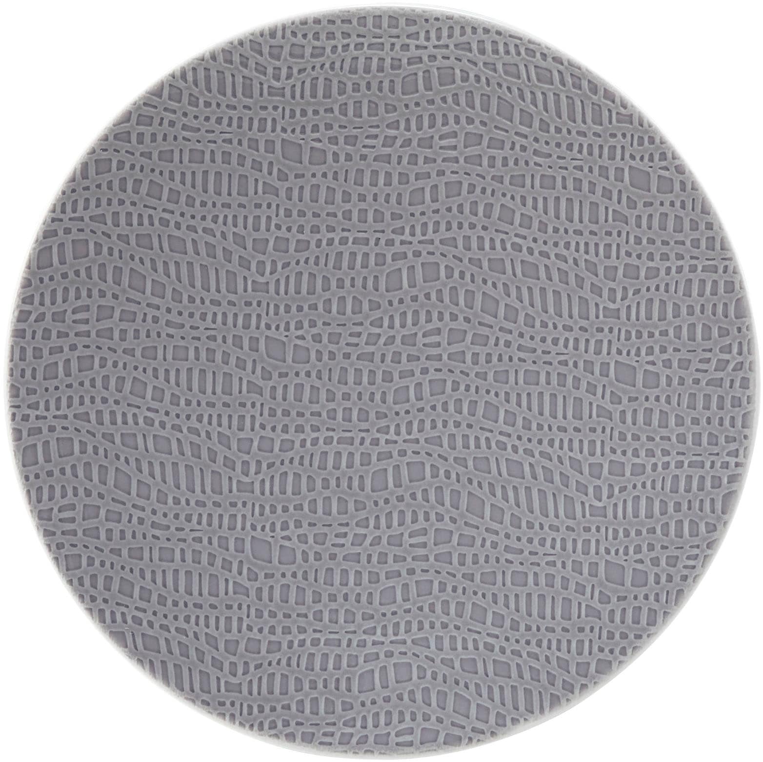 Brotteller SELTMANN WEIDEN "Life Fashion", elegant grau, weiß, H:1,9cm Ø:16,5cm, Porzellan, Speiseteller, Teller rund 16,5 cm