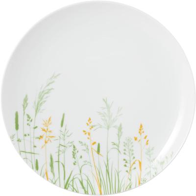Frühstücksteller SELTMANN WEIDEN "Liberty - Meadow Grasses green", weiß, grün, curry, B:22,7cm H:2cm L:22,7cm T:22,7cm Ø:22,7cm, Porzellan, Speiseteller, Teller rund 22,5 cm Image