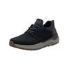 Sneaker RIEKER "Rieker Sneaker Leder", Herren, Gr. 42, pazifik, Leder, casual, Schuhe