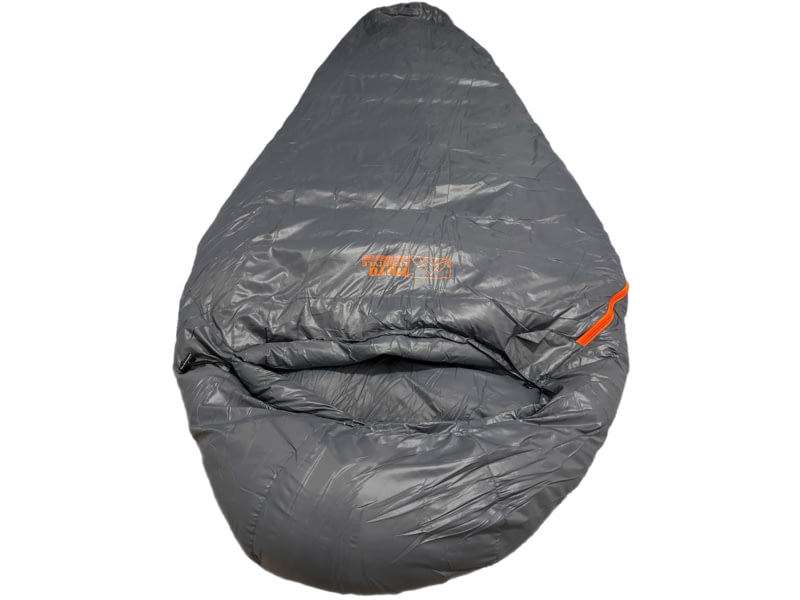 Huto Lifestyle Huto Three Season Down Sleeping Bag Right Hand Grey 200CM THREESEASN-SLPBAG-GRY-RGT