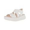 Keilsandalette GABOR "Gabor Sandalen Nappaleder", Damen, Gr. 38,5, braun (latte), Nappaleder, casual, Schuhe