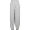 Jogginghose URBAN CLASSICS "Urban Classics Ladies Fluffy Sweatpants", Damen, Gr. 4XL, US-Größen, grau (lightasphalt), 70% Baumwolle, 30% Polyester, unifarben, loose fit, Hosen