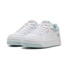 Sneaker PUMA "CARINA STREET SPACE BELLE PS", Gr. 35, puma weiß, puma weiß, sea glass, Synthetik, sportlich, Schuhe