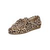 Slipper PAVEMENT "Pavement Slipper Leder", Damen, Gr. 39, braun (leopard), Leder, casual, Schuhe