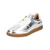 Sneaker STEVE MADDEN "STEVE MADDEN Sneaker Lederimitat", Damen, Gr. 40, silber, Lederimitat, casual, Schuhe