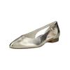 Ballerina PAUL GREEN "Paul Green Ballerinas Leder", Damen, Gr. 39, grau (platin), Leder, casual, Schuhe