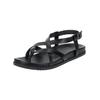Riemchensandale BLOWFISH "Blowfish Sandalen Lederimitat", Damen, Gr. 37, schwarz, Lederimitat, casual, Schuhe