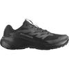 Laufschuh SALOMON "ALPHAGLIDE W", Gr. 38, schwarz (schwarz, asphalt, schwarz), Synthetik, Textil, sportlich, Schuhe