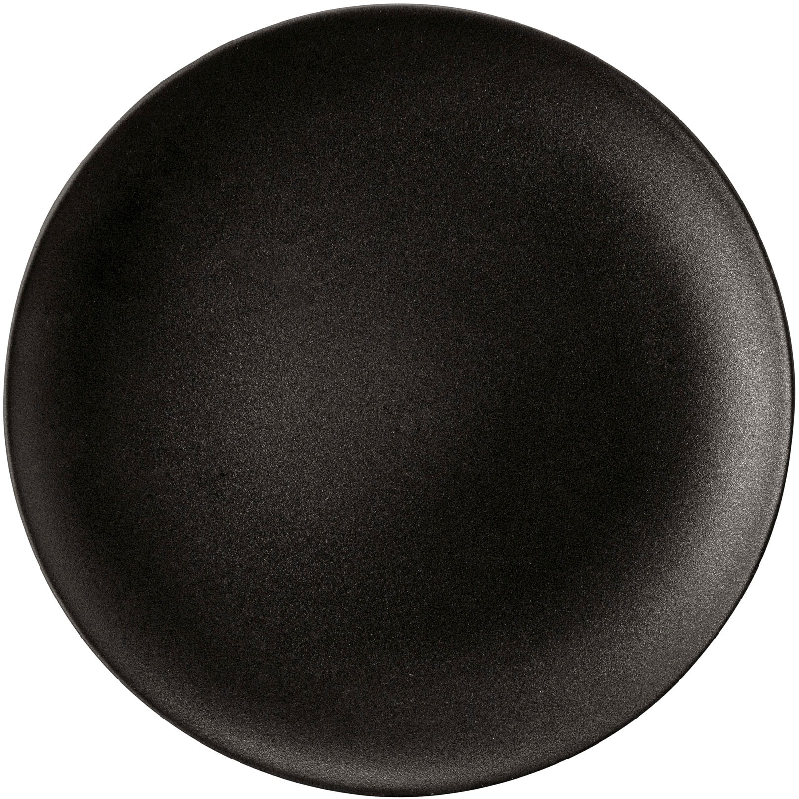 Brotteller SELTMANN WEIDEN "Liberty - Velvet Black", schwarz, B:17,7cm H:1,6cm L:17,7cm T:17,7cm Ø:17,7cm, Porzellan, Speiseteller, Teller 17,5 cm