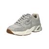 Sneaker REPLAY "Replay Sneaker Leder/Textil", Herren, Gr. 44, grau, Leder, Textil, casual, Schuhe