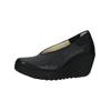 Keilpumps FLY LONDON "Fly London Pumps Leder", Damen, Gr. 41, schwarz, Leder, casual, Schuhe