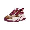 Sneaker STEVE MADDEN "STEVE MADDEN Sneaker Leder/Textil", Damen, Gr. 38, bunt (weiß, lila), Leder, Textil, casual, Schuhe