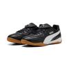 Hallenschuh PUMA "KING LIGA IT", Gr. 44, schwarz-weiß (puma schwarz, puma weiß, puma silber), Synthetik, sportlich, Schuhe