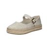 Riemchenballerina TOMS "TOMS Ballerinas Textil", Damen, Gr. 41, beige (natural), Textil, casual, Schuhe