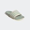Badesandale ADIDAS SPORTSWEAR "COMFORT ADILETTE", Gr. 42, wonder weiß, linen grün metallic, linen grün metallic, Synthetik, sportlich, Schuhe