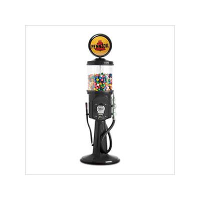Roadside Relics Pennzoil Retro Gas Pump Replica Mini Gravity Feed Gumball Machine