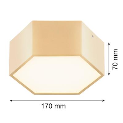 Argon LED-Deckenleuchte Libre, goldfarben, Stahl, 3.000 K Image