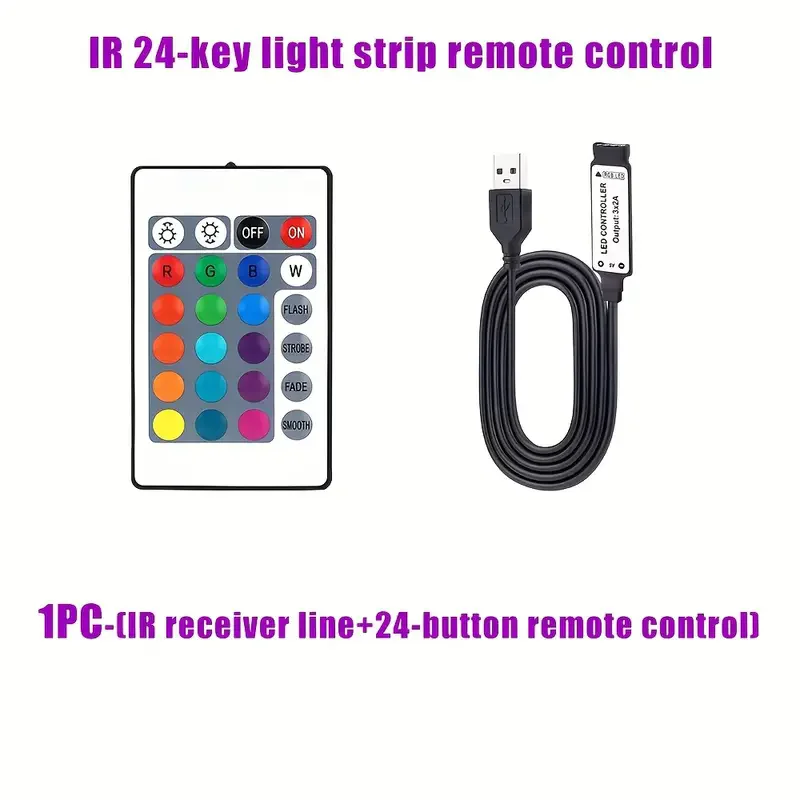 USB Bluetooth WIFI LED Streifen RGB Controller IR Fernbedienung Dimmer Musik Telefon APP Steuerung Helligkeit Einstellen für 5050 2835 Band Licht Image