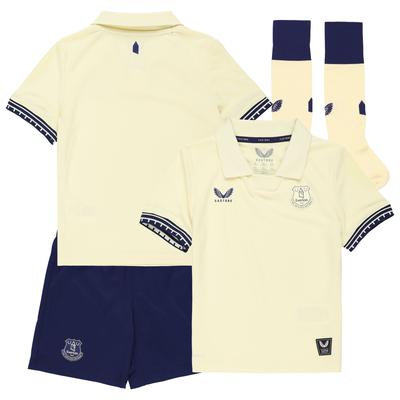 Everton Castore Mini-Auswärtsausrüstung 2025-26 - Kleinkinder Image