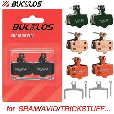 BUCKLOS Bike Disc Brake Pad for SRAM Ceramic Brake Pad for Avid Elixir R/CR/CR-MAG/E1/3/5/7/9 MTB Bike Hydraulic Disk Brakes Pad
