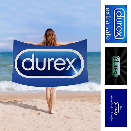 Sexy Kondom Marke D-Durex Mikrofaser Decke Schnell Trocknende Strandtücher Übergroßen Druck Super Saugfähigen Pool Handtuch Decke