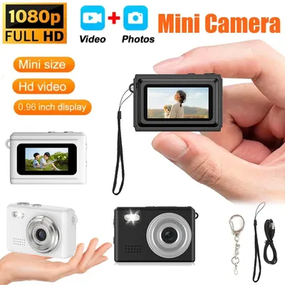 1080P Mini Digital Kamera Mit Bildschirm Indoor Hause Outdoor Sport Tragbare 0,96 zoll Sehr Kleine Camcorder Kinder Digital Kamera neue