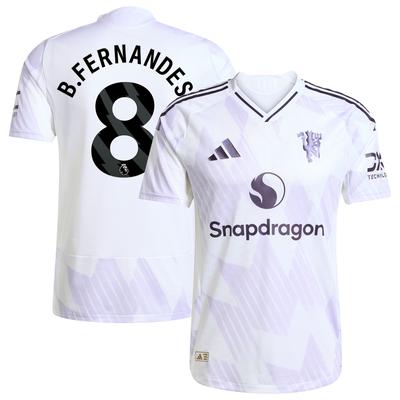 Manchester United adidas 2025-26 Authentic Auswärtstrikot mit Aufdruck B. Fernandes 8 Image