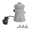 Pompe à filtre gonflable pour piscine électrique, Kit de système de pompe pour piscines hors sol, piscine à cartouche de 330 gallons