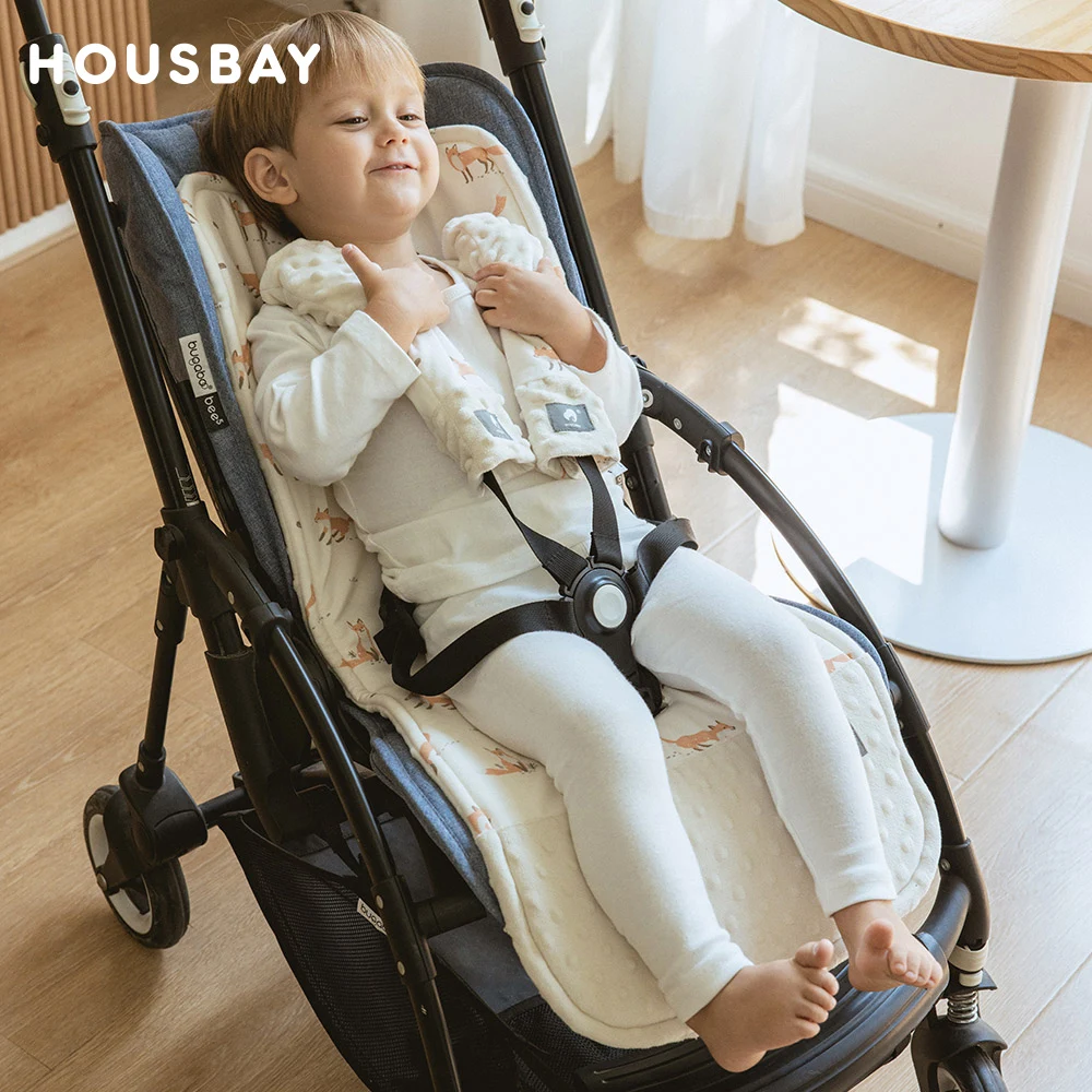 Kinderwagen Kissen & Sicherheitsgurt Abdeckung 2 Teile/satz Universal Baby Kinderwagen Sitz Pad Weiche Kinder Kinderwagen Auto Matte Kinderwagen Zubehör