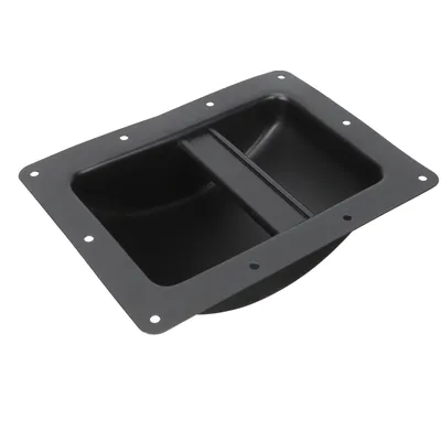 Lautsprechergriffe aus Eisen, robust, langlebig, schwarz, Audio-Lautsprecher, Bühne, glatt, passend für alle Lautsprecher, Soundbox-Versorgung, praktisch, robust Image