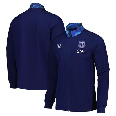 Everton Castore League Matchday Anthem Jacke - Marineblau Image