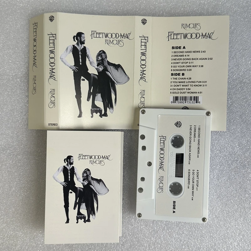 Ballad Fleetwood Mac Christine McVie Music Tape Gerüchte Album The Chain Cassettes Cosplay Recorder Walkman Car Soundtracks Box Image