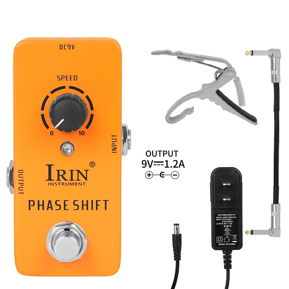 Irin RS-06 E-Gitarren-Effekt pedal Phasen verschiebung effekt pedal True Bypass Mini-Einzel gitarren pedal Gitarren zubehör Image
