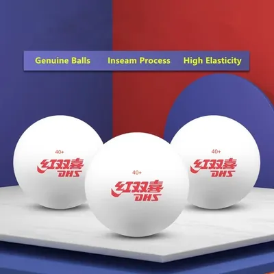 DHS Schrittlänge Tischtennisball 30 ~ 100 Stück ABS 40+ Neues Material Weltspiele Wettkampftraining Tischtennisball Tischtennisbälle Image