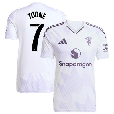 Manchester United adidas 24/25 Auswärtstrikot mit Aufdruck Toone 7 Image