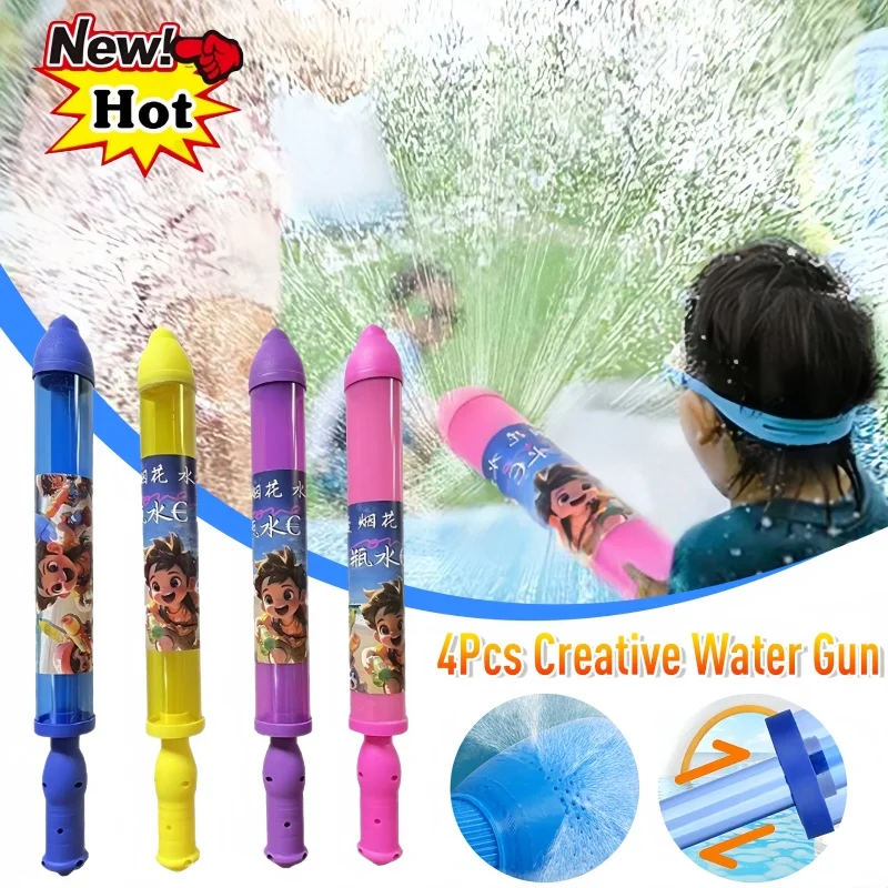 Wasser Feuerwerk Spielzeug Feuerwerk Wasser Pistole Spielzeug Spritzen Wasser Spielzeug Pistole Outdoor Wasser Spray Sprinkler Sommer Schwimmen Strand Garten Spiel Image