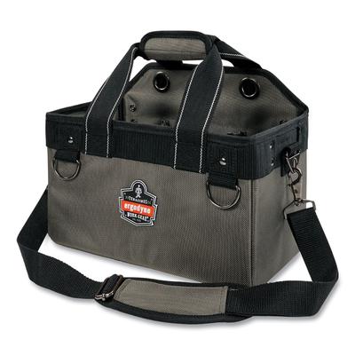 Ergodyne Arsenal 5844 Bucket Truck Tool Bag with Tethering Attachment Points, 8 Compartments, 13 x 7.5 x 7.5, Gray (EGO13742) Each Ergodyne®