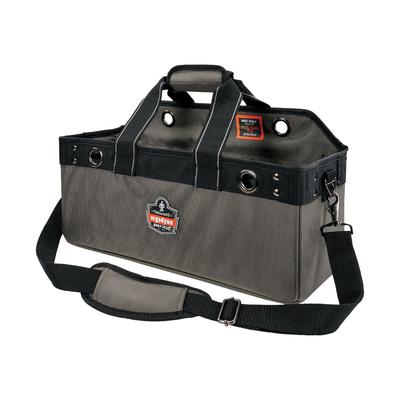 Ergodyne Arsenal 5844 Bucket Truck Tool Bag w/Tool Tethering Attachment Points, 18 x 7.5 x 7.5, Polyester, Gray, Ships in 1-3 Bus Days (EGO13744) Each