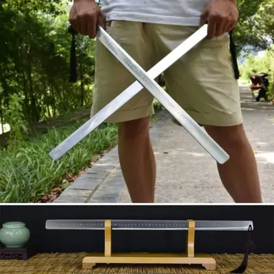60cm Iron Ruler Martial Arts Supplies Stainless Steel Outdoor Self-defense Car Necessary Protective Tools