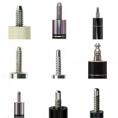 Pool Cue Thread Pins Uni Loc/3/8-10 3/8-14 Dual Force 5/16-18 Radial Wavy Speed Loc United Joint for Mezz Cuetec Cue