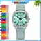 BERNY Ladies Railway Watch Canvas Women Wristwatch Quartz Pillow Watch for Women Casual Versatile Ice Blue Dial Ladies Watches