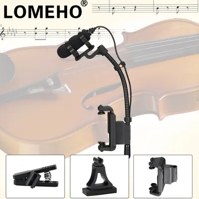 Professional 3 Pin 4 PIN XLR Saxophone Microphone 3.5mm Portable Condenser Instrument Wind Violin Sax Piano Clarinet Mic IM-22