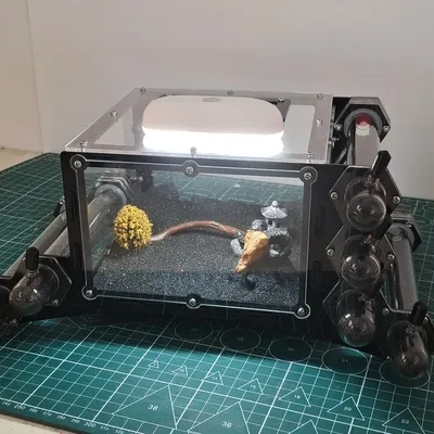 Acrylic Ant Fortress 6 pcs Bamboo Test Tube Nest Ecological Ant Farm Pet Anthill Workshop Ants Nest with Arena Ant House Villa