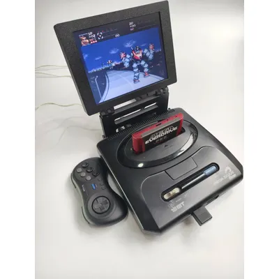 8 INCH MD2 SEGA MEGADRIVE2 LCD Retro Arcade Game Machine Portable Display Mini Monitor With Stereo For 16Bit GENESIS2 And MD2