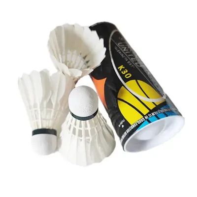 3pcs Badminton Shuttlecock King Duck Feather Shuttlecocks White Training Ball Shuttlecock High Speed Badminton Balls
