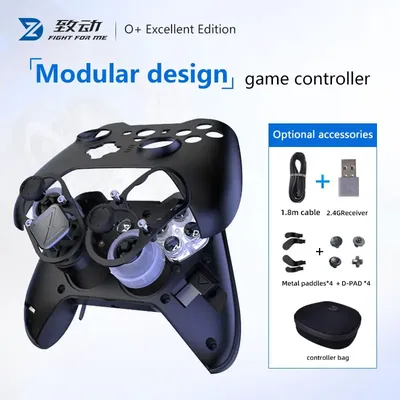 Zd O+Excellent Gaming Controller Elite Modular Sensory Rgb Switch Phone Bluetooth Controller Ns Tablet Steam customizable ZD