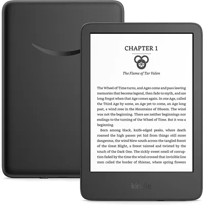 2024 Amazon Kindle (16GB) - The lightest Kindle with a glare free display, adjustable headlights, and longer battery life