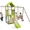 Swing Sets for Backyard, 7-in-1 Heavy Duty Metal Swing Set Glider and Swing, Outdoor Playset for Playground, Gift for Kids