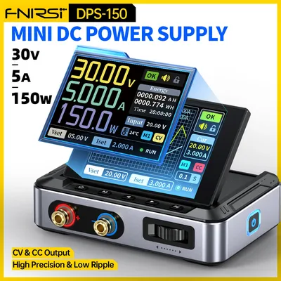 FNIRSI DPS-150 DC Power Supply Laboratory Power Supply Adjustable 30V 5A Switching Power Supply Portable Digital Power Supply