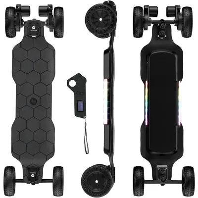 Authenticity guarantee.V4/V6/V6pro/V8/V10 Electric Skateboard with Remote, 250W/450W/500W/1200W/3000W Brushless Motor, 9Mph/12Mp